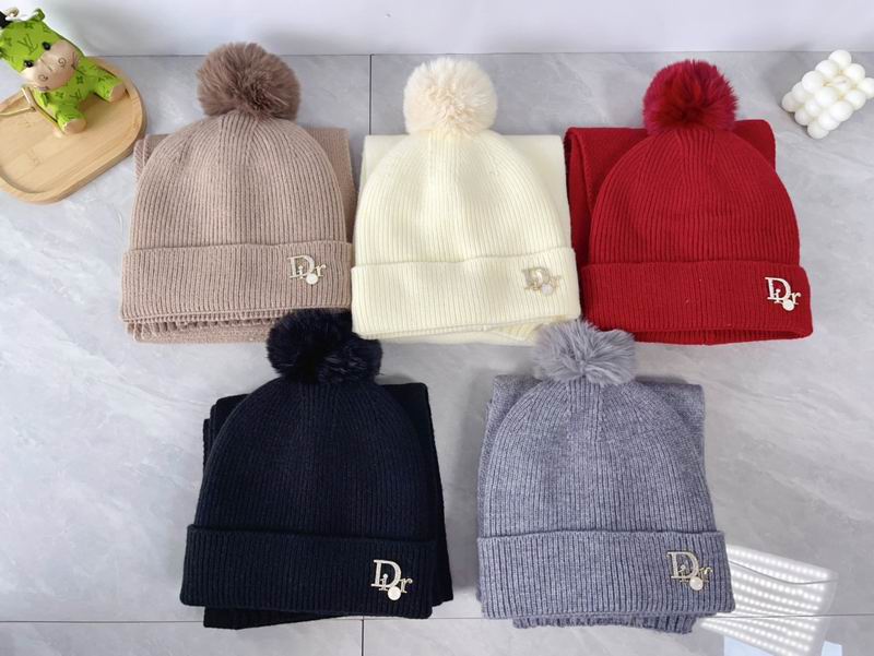 Dior Scarf Hat 2PCS 0717